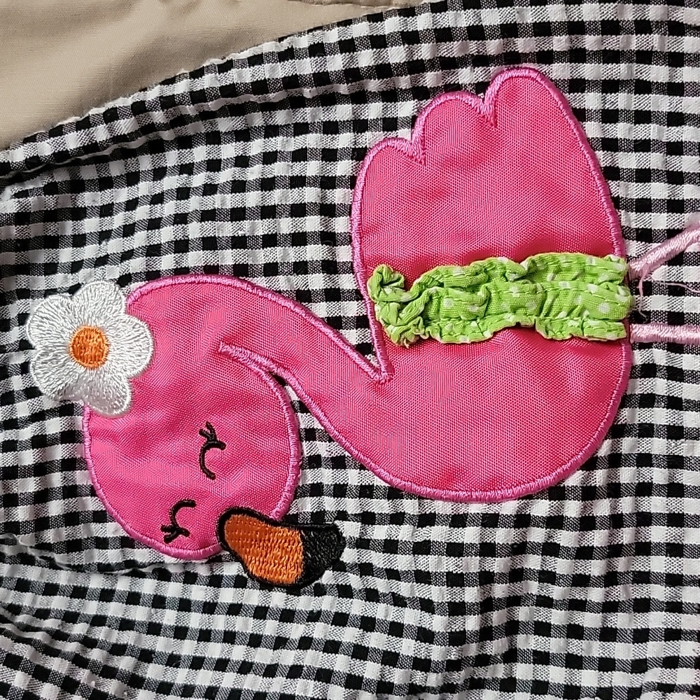 Rare Editions 12 Months Flamingo Dress - Picture 4 of 9